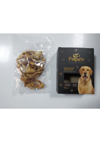 Tavuk Ayak Köpek Ödül Maması 100 gr