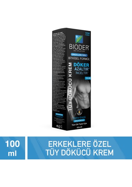 Tüy Dökücü Krem Erkek 100 ml