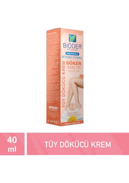 Tüy Dökücü Krem Hassas Cilt 40 ml