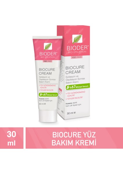 Tüy Azaltıcı Yüz Kremi 30Ml