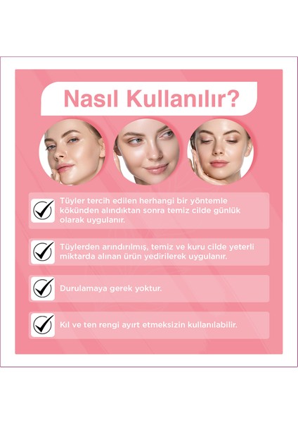 Tüy Azaltıcı Yüz Kremi 30Ml