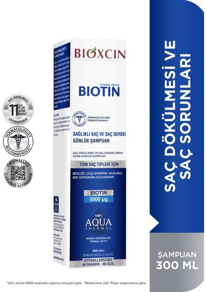 Biotin Şampuan 300 ml | Tüm Saç Tipleri