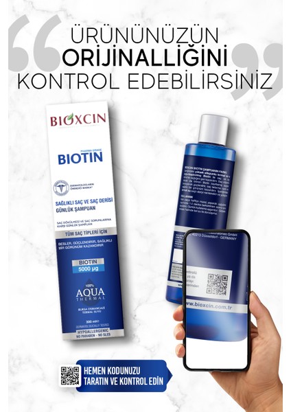 Biotin Şampuan 300 ml | Tüm Saç Tipleri