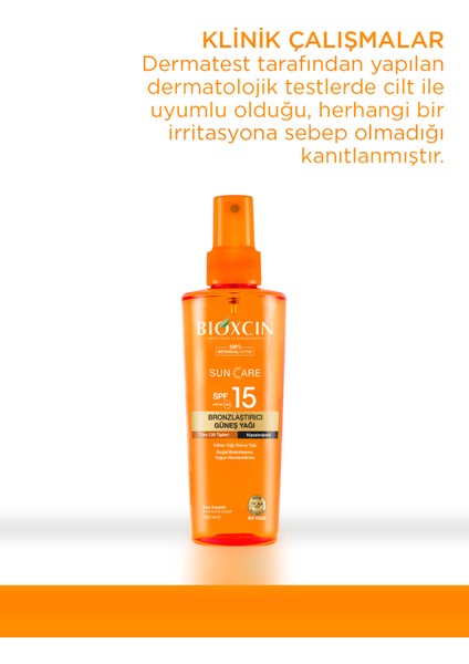 Sun Care Bronzlaştırıcı Yağ SPF15 200 ml