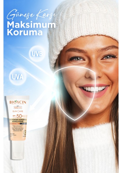 Sun Care Çok Yüksek Korumalı Kuru/normal Ciltler Için Renkli Güneş Kremi 50 ml Spf 50+