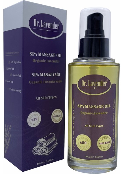 Lavanta Yağlı Doğal Bitkisel Masaj Yağı 105 ml Aromaterapi Masaj Yağı