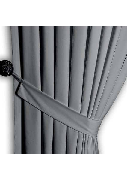 Ada Fon Perde Normal Pile (1'e 2,5 Pile) Gri modelleri