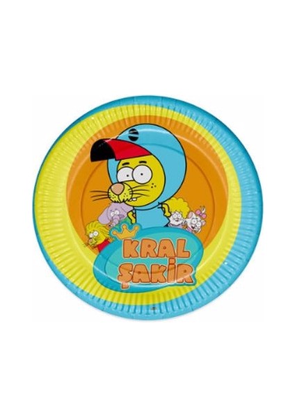Kral Şakir Aksiyon Karton Tabak