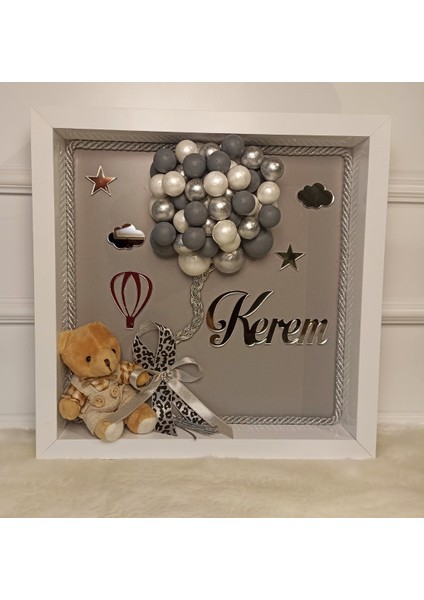 Bebek Kapı Süsü Gri Beyaz fiyatları