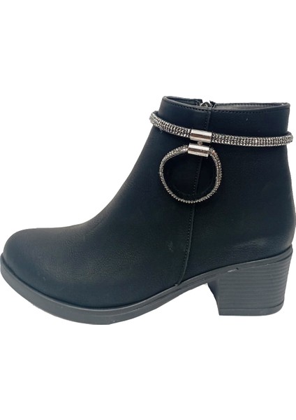 Fix 9305 Yağlı Deri Trend Fashion Fermuarlı Kadın Bot