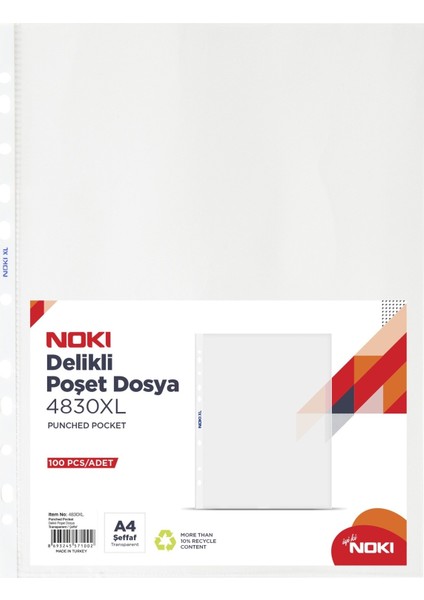 Poşet Dosya XL 100'lü 4830XL