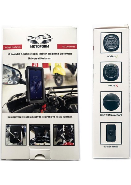 Motosiklet Telefon Tutucu Üç Fonksiyonlu fırsatları