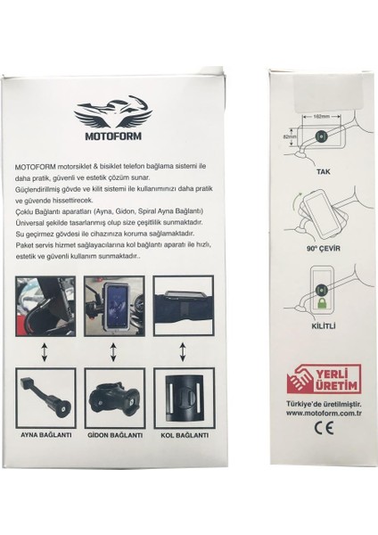 Motosiklet Telefon Tutucu Üç Fonksiyonlu indirimleri