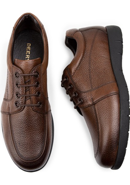 Hakiki Deri Taba Rengi Günlük Erkek Ayakkabı fırsatları