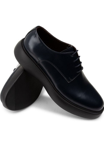 Hakiki Deri Lacivert Günlük Erkek Ayakkabı modelleri