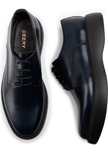 Hakiki Deri Lacivert Günlük Erkek Ayakkabı fırsatları