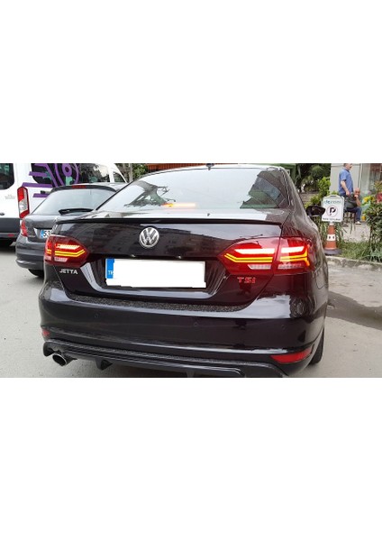 Vw Jetta 2011-2014 Uyumlu Audi Dizayn Kırmızı Ledli Stop Lambası