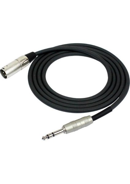 Kırlın MP-483PR-3M-BK 3 Metre Xlr-Trs Stereo Kablo