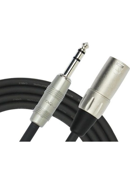 Kırlın MP-483PR-3M-BK 3 Metre Xlr-Trs Stereo Kablo