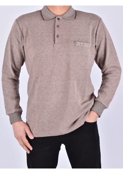 780 Polo Yaka Sweat/Bej/M