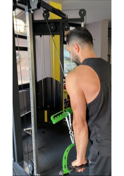 Lat Pulldown Cable Row Çekiş Multi Bar Aparat