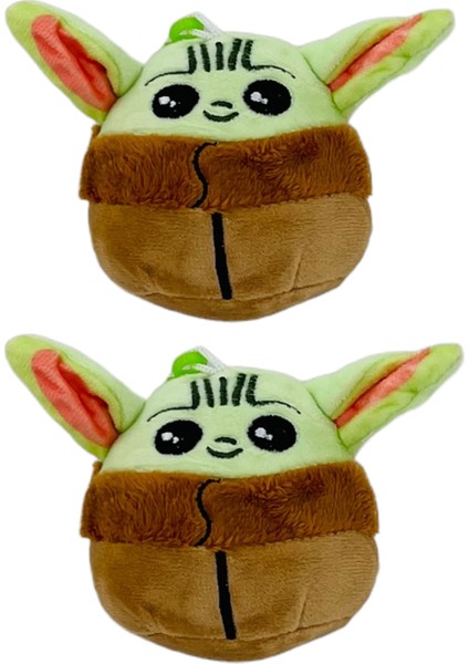 Baby Yoda Pelüş Grogu Star Wars Mandolarian Bebek 2li Anahtarlık