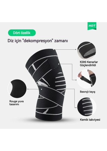 Spor Dizlik Koruyucu 1 Çift (Yurt Dışından) fiyatları