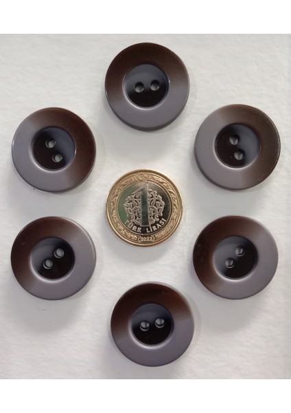 Kaşe Kaban Manto Düğmesi 6 Adet