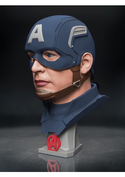 Captain America Bust - 10X13X20CM