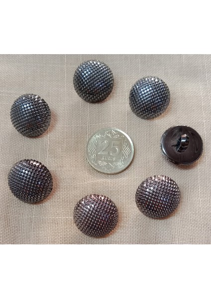 Trençkot Düğmesi 7 Adet Metalize