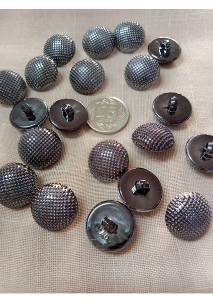 Trençkot Düğmesi 7 Adet Metalize modelleri