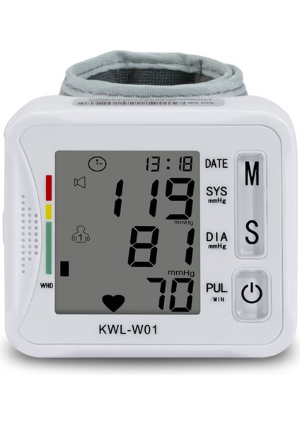Bilek Tipi Elektronik Tansiyon Aleti - Beyaz (Yurt Dışından)