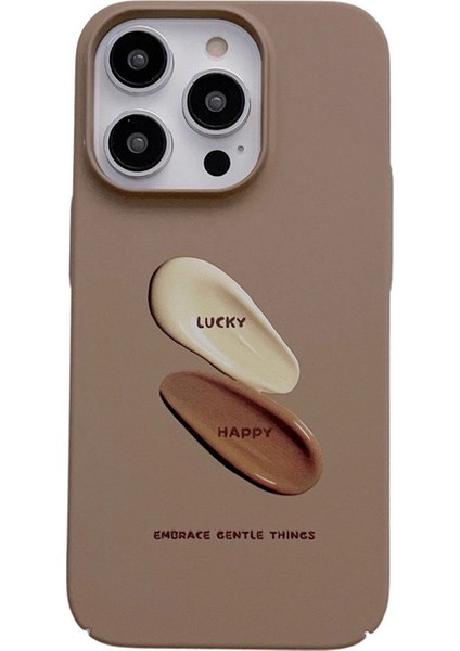 Apple iPhone 14 Pro Telefon Kılıfı - Kahverengi (Yurt Dışından)