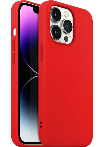 Buff iPhone 14 Pro Max Rubber S Kılıf Red