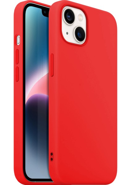 Buff iPhone 14 Rubber S Kılıf Red
