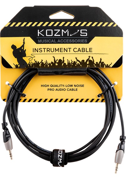 KCL-160-3M 3,5mm Siyah/Gri Stereo 3mt AUX Kablosu