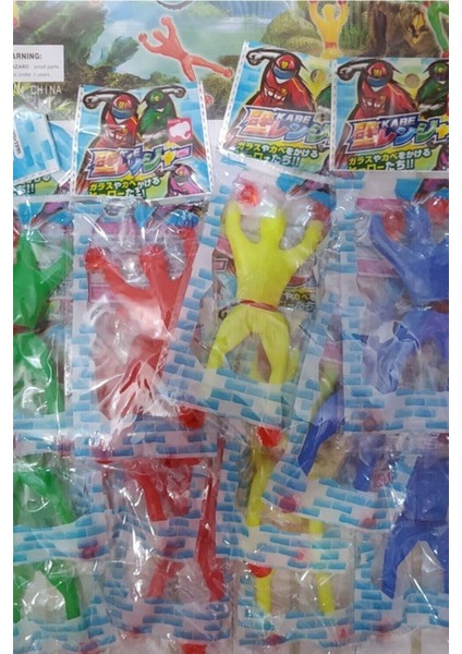 20 Adet Cama Yapışan Örümcek Adam Spiderman modelleri