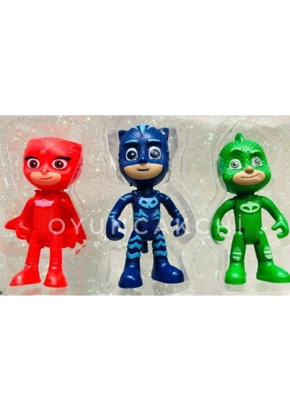 Pj Masks Pj Maskeliler Pj Mask Pija Maskeliler Oyuncak Figür Seti 10 Parça Pj Masks