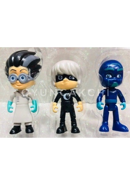 Pj Masks Pj Maskeliler Pj Mask Pija Maskeliler Oyuncak Figür Seti 10 Parça Pj Masks