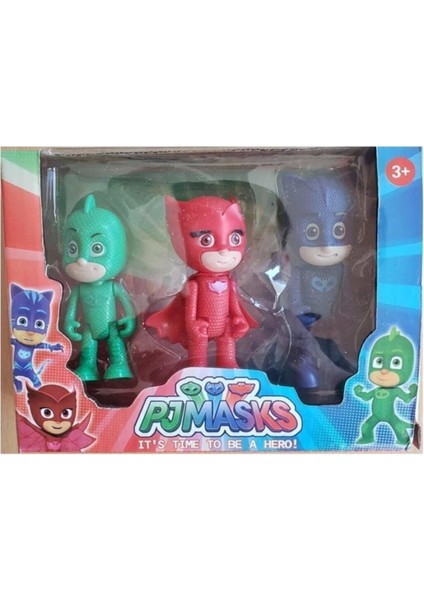 Kutulu Pj Maskeliler 3 Lü Figür Catboy Owlette Gekko