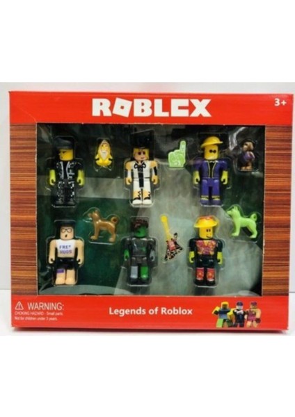 EC Shop Oyuncakchi Roblox Figür Oyuncak Aksesuarlı 12 Parça Set Kutulu Robloks