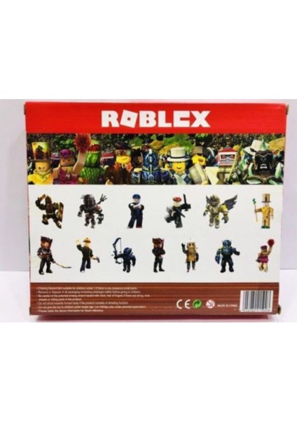 EC Shop Oyuncakchi Roblox Figür Oyuncak Aksesuarlı 12 Parça Set Kutulu Robloks