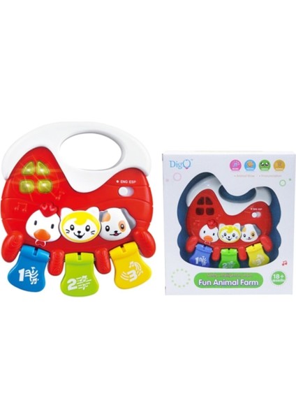 Weidey Mini Hayvanlı Sesli Işıklı Oyuncak