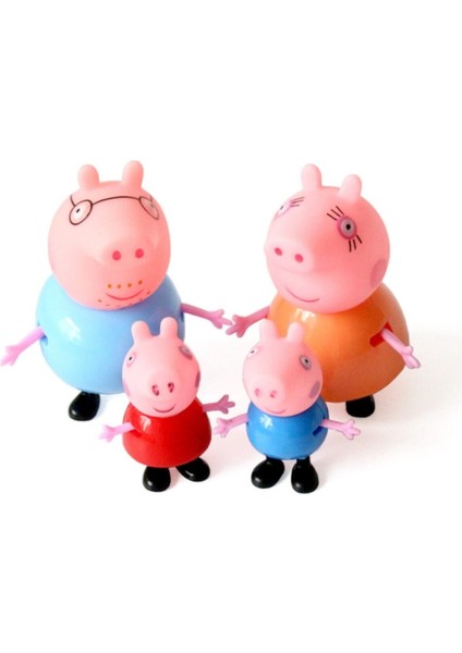 Peppa Pig 10+4 Lü Figür Peppa, George Aile ve Arkadaşlar