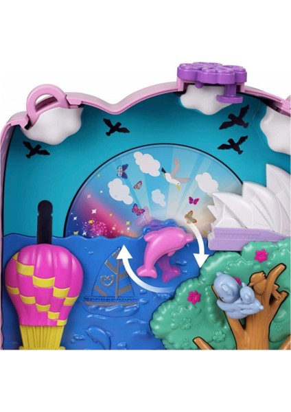 Polly Pocket Çanta Olabilen Micro Oyun Setleri GKJ63-GXC95-PEMBE Koala GKJ63-GXC95-PEMBE