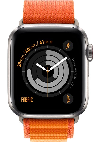 Buff Apple Watch Fabric Band 38/40/41MM Orange