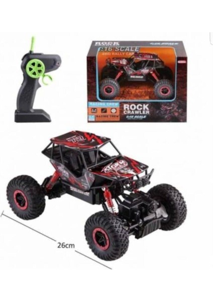 Rock Crawler 4*4 Çeker Oyuncak Uzaktan Kumandalı Araba Jip 1:16