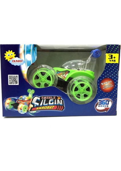 Işıklı Çılgın Akrobat Şarzlı Uzaktan Kumandalı