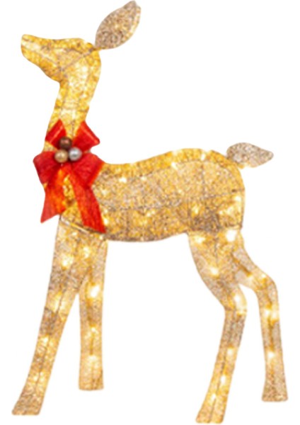 Bahçe Noel Parlayan Geyik (Yurt Dışından)