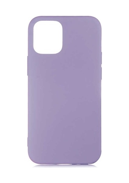 iPhone 14 Pro Kılıf Içi Kadife Logosuz LSR Lansman Silinebilir Arka Kapak Koyu Mor